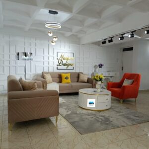 JU-LLIE SIX SEATER SOFA SET DESIGN