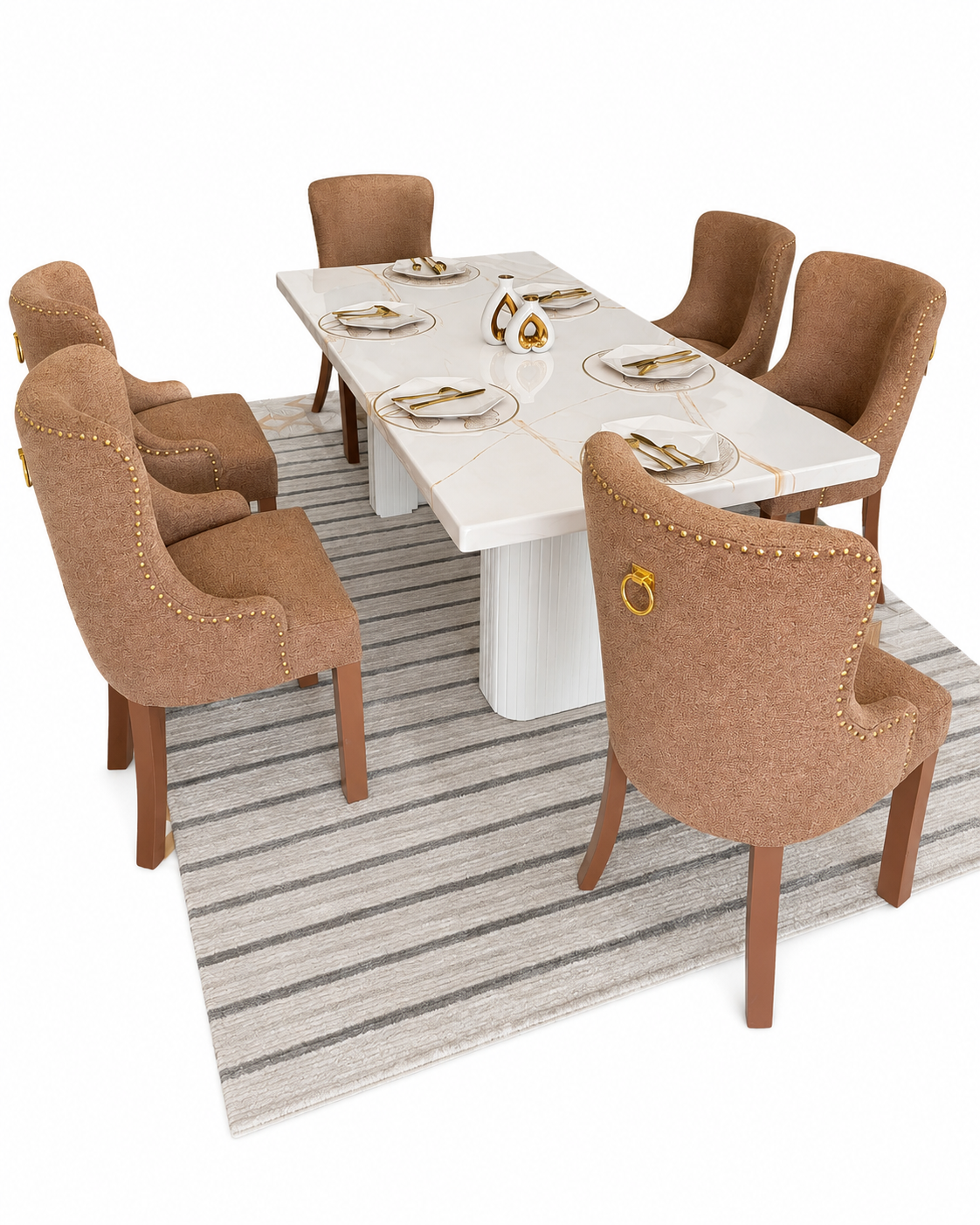 six seater dining set Naifur Dining Set - Image 1